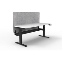 Boost Crank Single Sided Workstation with Eco Panel Screen