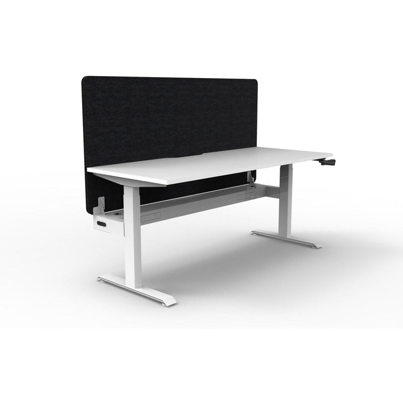 Boost Crank Single Sided Workstation with Eco Panel Screen