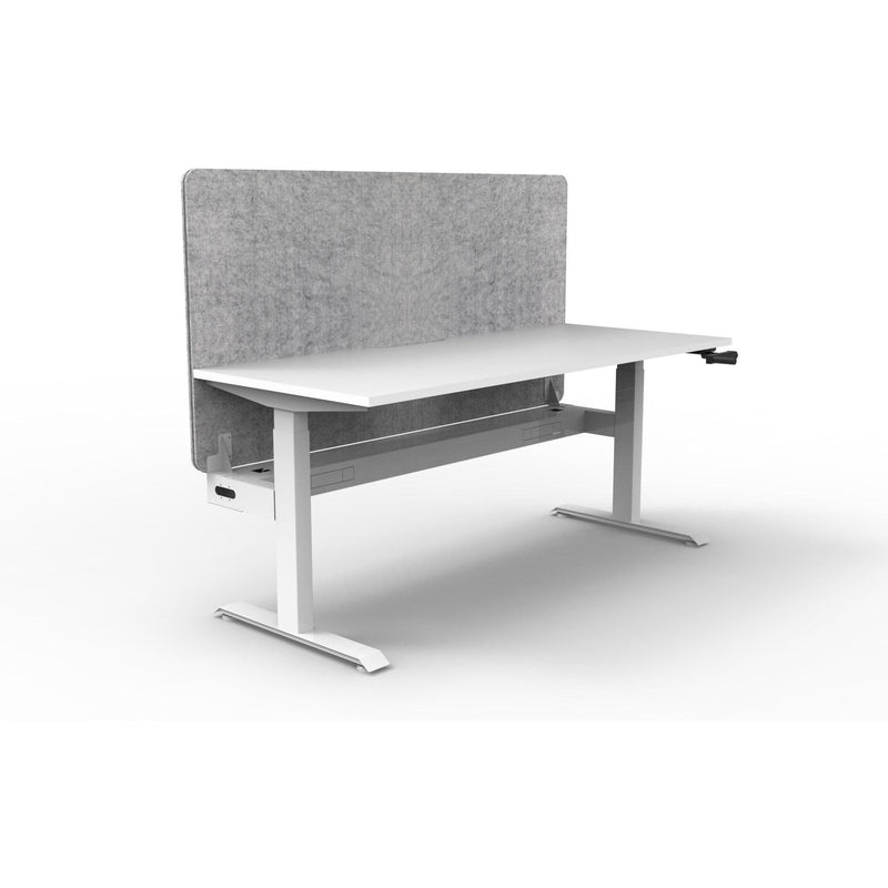 Boost Crank Single Sided Workstation with Eco Panel Screen