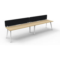 Eternity Single Sided Workstation with Eco Panel Screen - 2 Persons