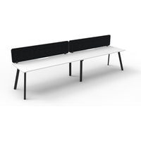 Eternity Single Sided Workstation with Eco Panel Screen - 2 Persons