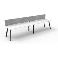 Eternity Single Sided Workstation with Eco Panel Screen - 2 Persons