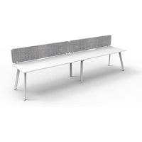 Eternity Single Sided Workstation with Eco Panel Screen - 2 Persons
