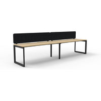 Infinity Single Sided Loop Leg Workstation - 2 Persons