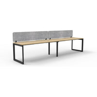 Infinity Single Sided Loop Leg Workstation - 2 Persons