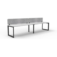 Infinity Single Sided Loop Leg Workstation - 2 Persons