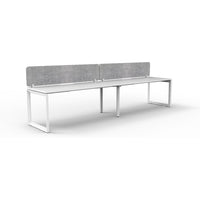 Infinity Single Sided Loop Leg Workstation - 2 Persons