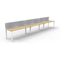 Infinity Single Sided Profile Leg Workstation - 3 Persons