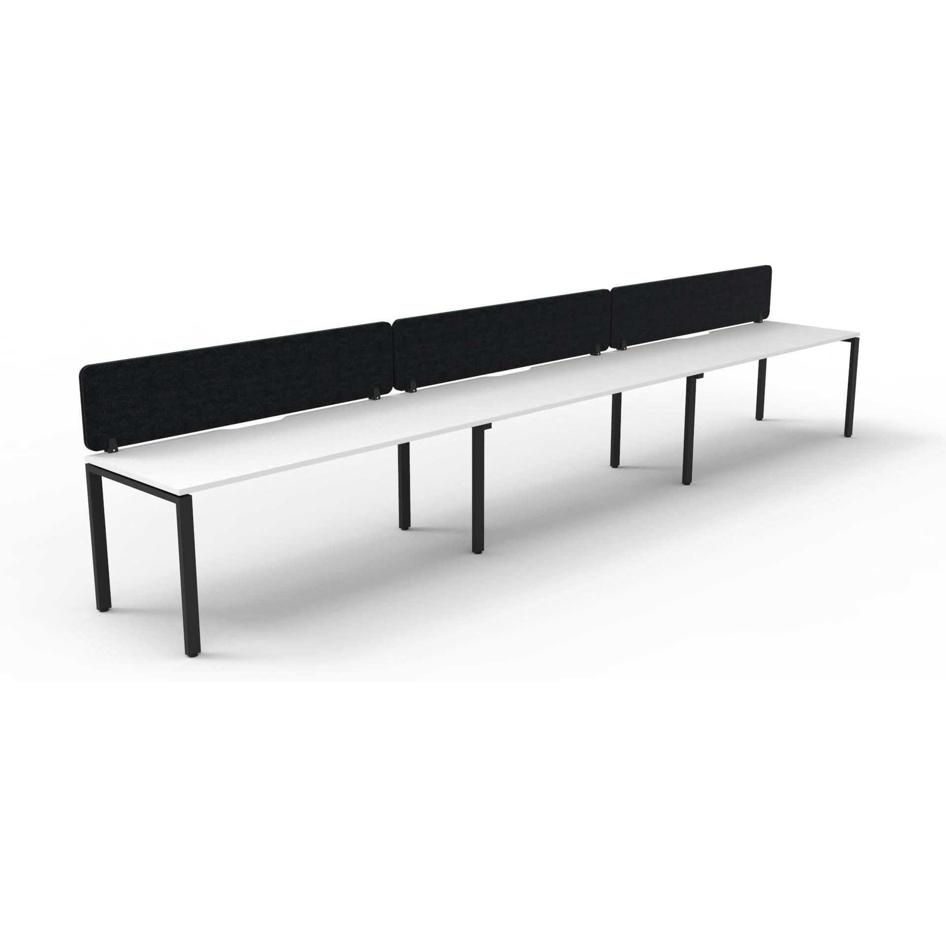 Infinity Single Sided Profile Leg Workstation - 3 Persons