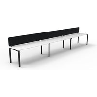 Infinity Single Sided Profile Leg Workstation - 3 Persons