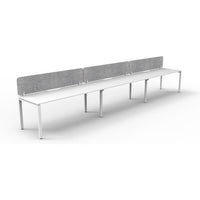 Infinity Single Sided Profile Leg Workstation - 3 Persons