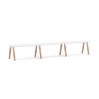 Plantation 3-Person Single-sided Desk Workstation