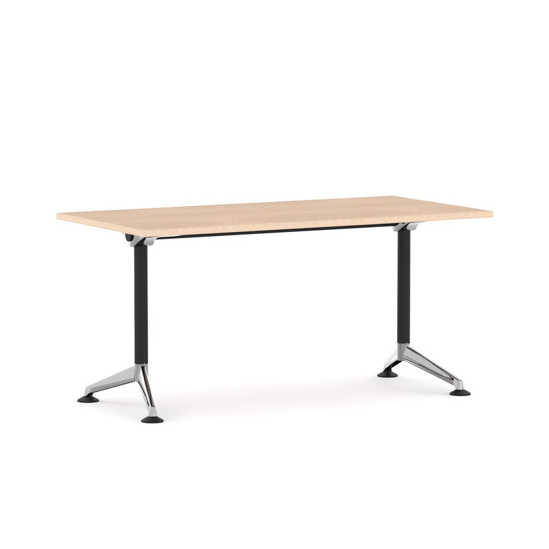 Modulus Boardroom Table Fixed Leg Poles with Polished Alloy Feet