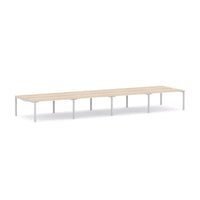 Axis Stretch 8-Person Double-sided Desk Workstation