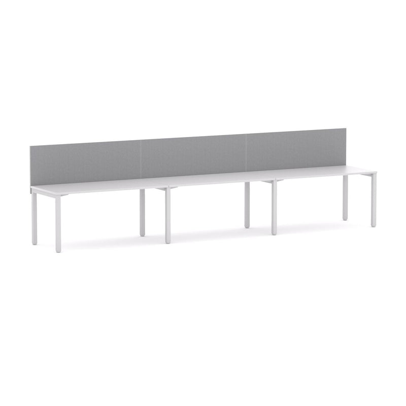 Axis 3 User Single-Sided Desks, 50x50mm Square Leg Design. Includes: Edge25 Screen