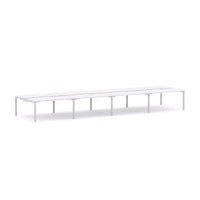 Axis Stretch 8-Person Double-sided Desk Workstation