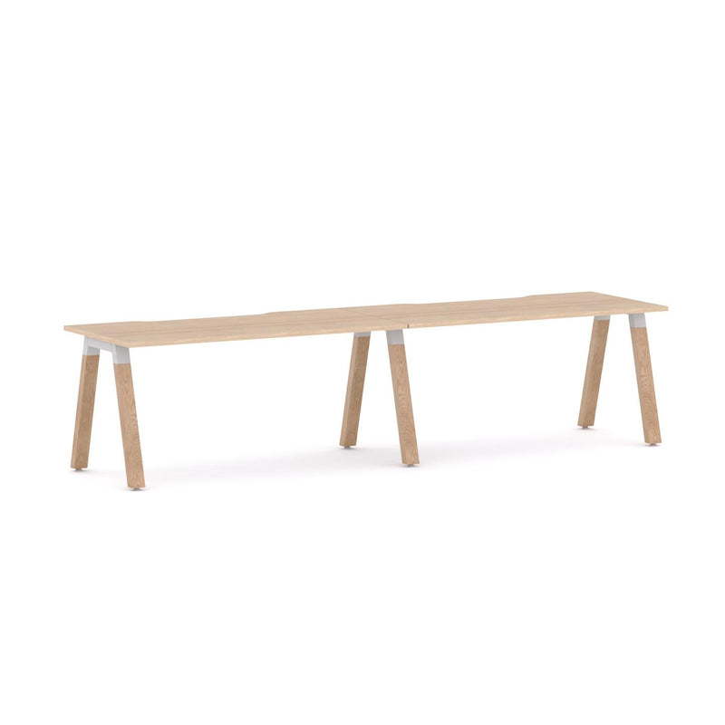 Plantation 2-Person Single-sided Desk Workstation