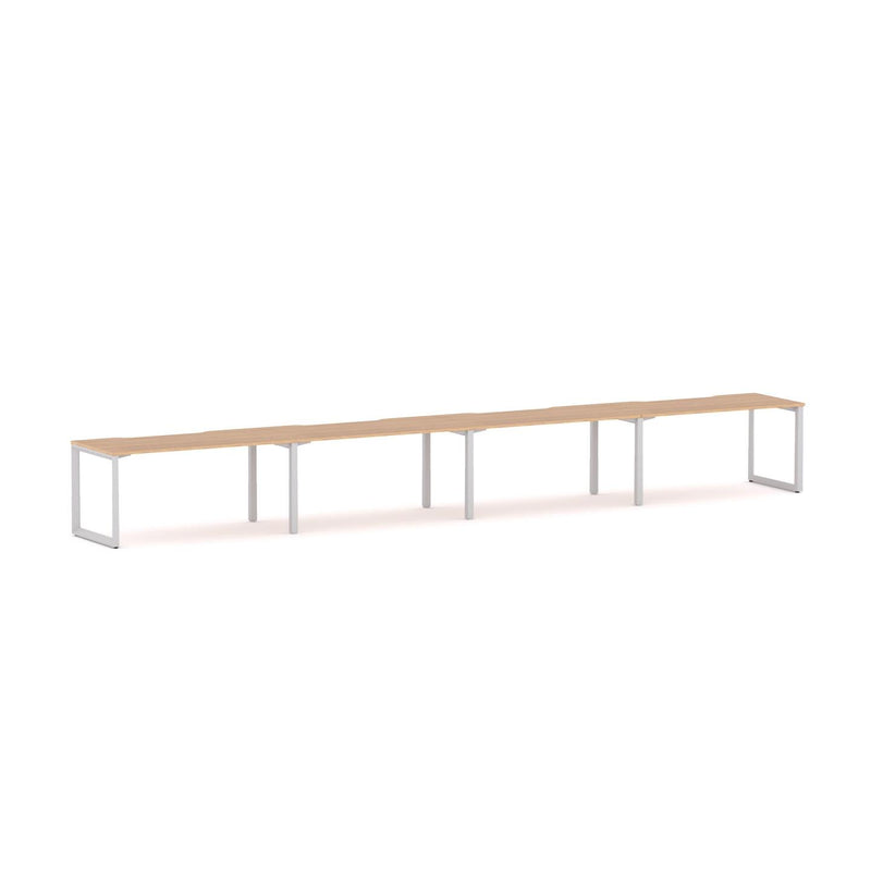 Anvil 4-Person Single-sided Desk Workstation