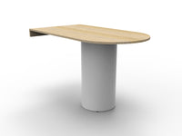 D-End Table Top & 1050H Drum Base
