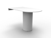 D-End Table Top & 1050H Drum Base