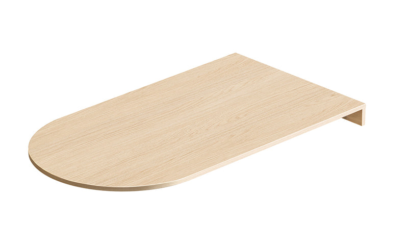 D-End Table Top - 1800 W x 1000 D