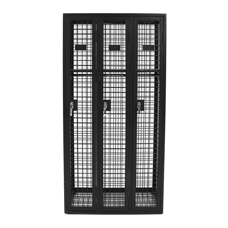 Steel Mesh 3 Door Locker