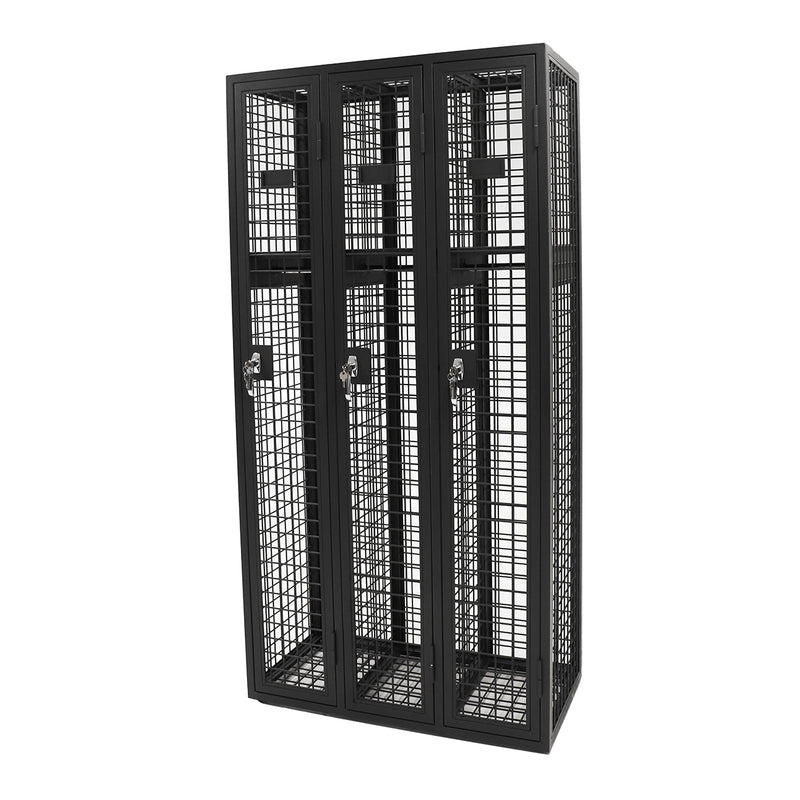 Steel Mesh 3 Door Locker