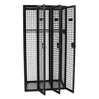 Steel Mesh 3 Door Locker