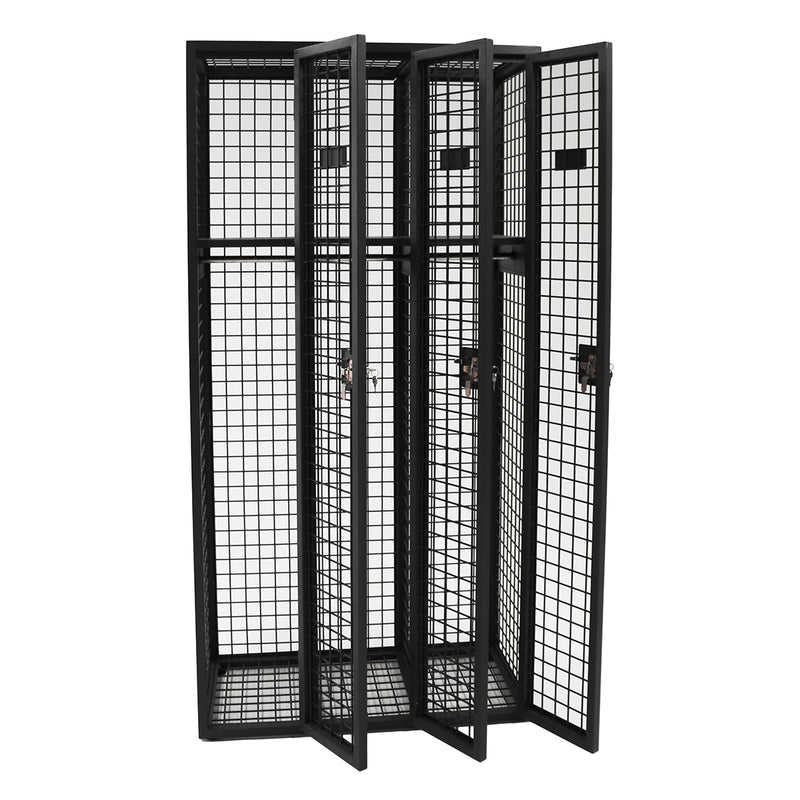 Steel Mesh 3 Door Locker