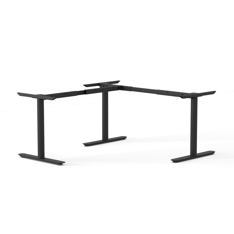 Agile Fixed Round 90° Desk and Return - Frame Only