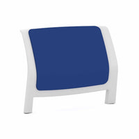 Game Chair Back Shell with Fabric Insert