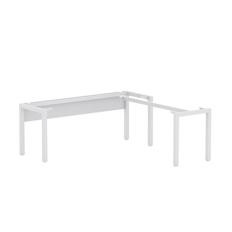 Axis Single Workstation with Return and Modesty - Frame Only