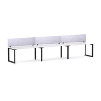 Anvil 3 User Single-Sided Desks, 50x50mm Triangular Loop Leg Design Includes: AcoustiQ Screen
