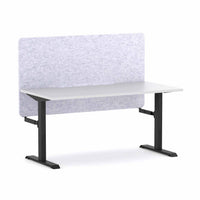 Klass Fixed Straight Workstation with AcoustiQ Screen