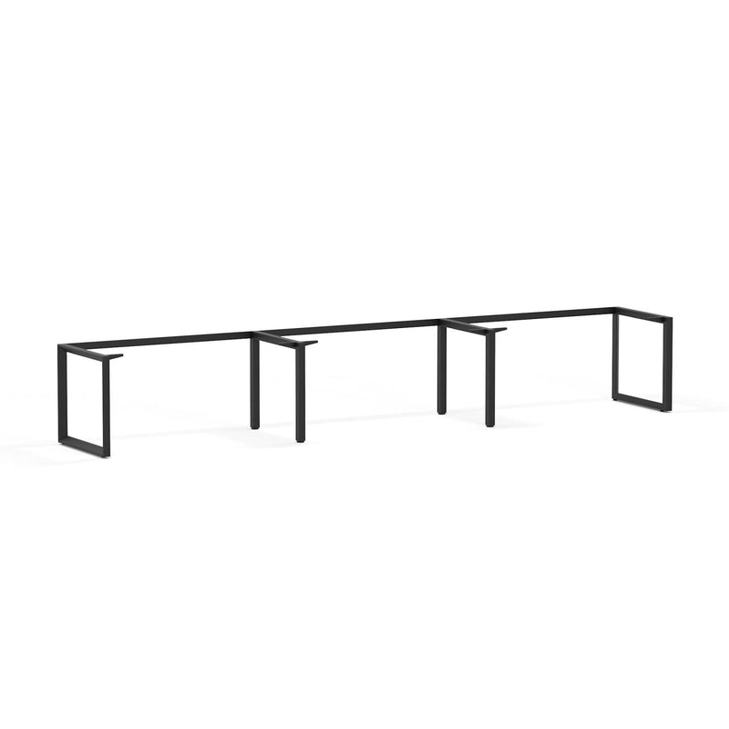 Anvil 3-Person Single-sided Desk Workstation Frame Only