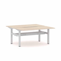 Klass Fixed 2-Person Double-sided Desk Workstation