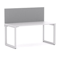 Anvil 1 User Single Desk, 50x50mm Triangular Loop Leg Design. Includes: Edge25 Screen