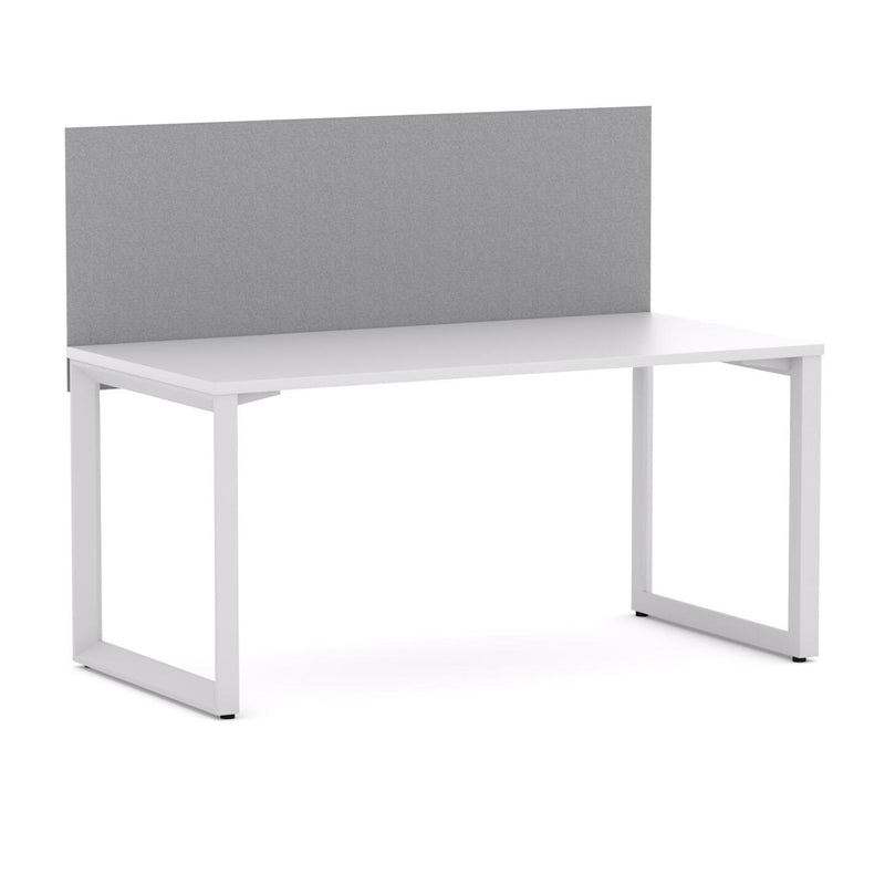 Anvil 1 User Single Desk, 50x50mm Triangular Loop Leg Design. Includes: Edge25 Screen