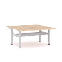 Klass Fixed 2-Person Double-sided Desk Workstation