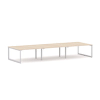 Anvil 6-Person Double-sided Desk Workstation