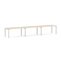 Axis 3-Person Single-sided Desk Workstation
