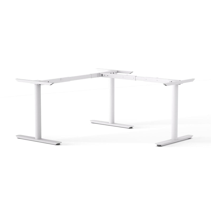 Agile Fixed Round 90° Desk and Return - Frame Only
