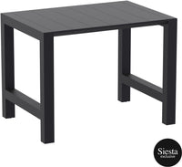 5 Piece Outdoor Bar Table Setting with Ares Barstools