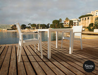 3 Piece Resin Rattan Outdoor Table Setting