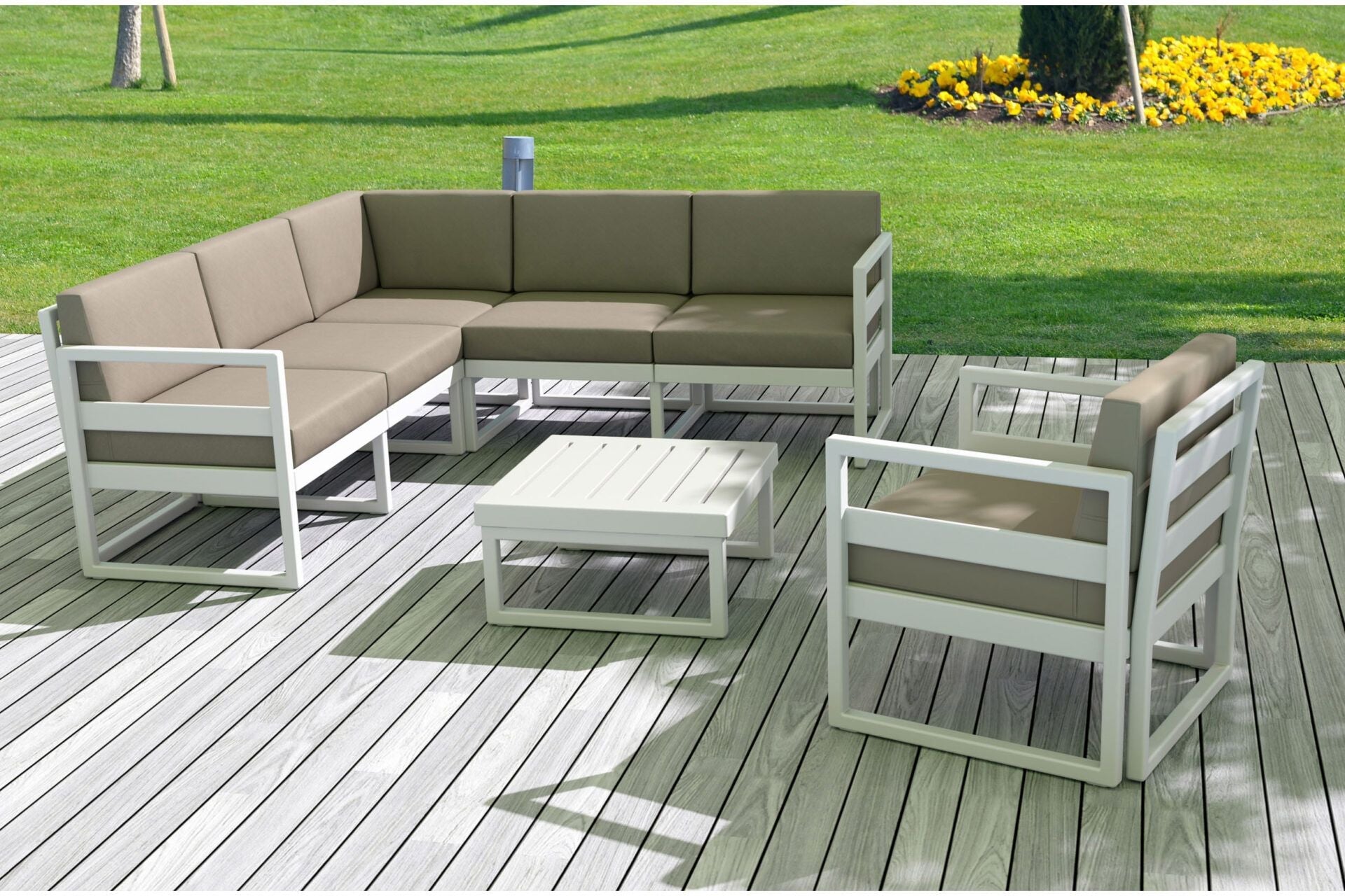 Mykonos Lounge Set XL - With Cushions