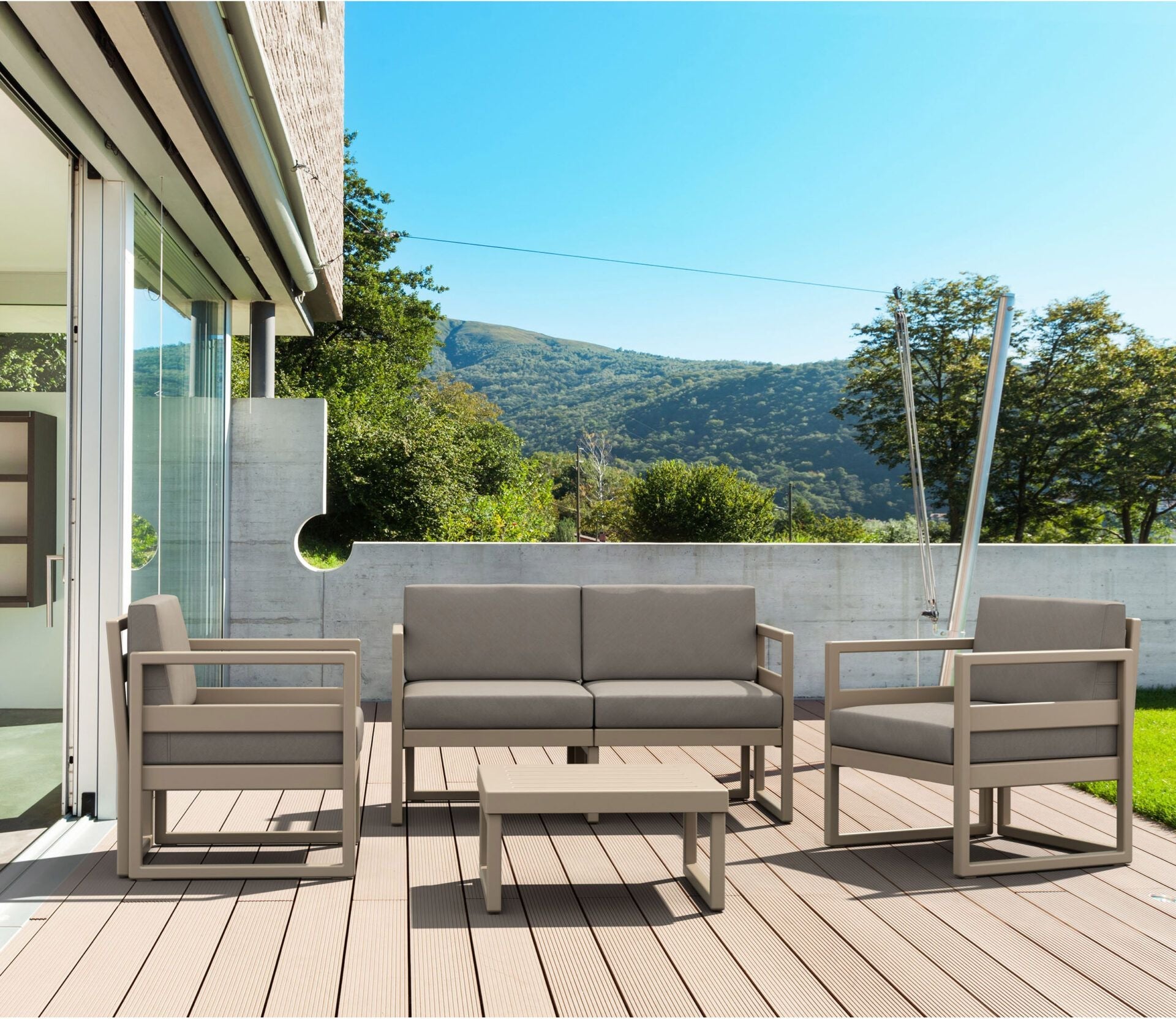 Mykonos Lounge Set - With Cushions