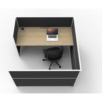 SHUSH30 Cubicle Workstation - 1 Person - Oak