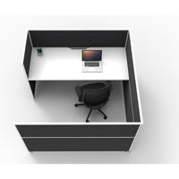 SHUSH30 Cubicle Workstation - 1 Person - White