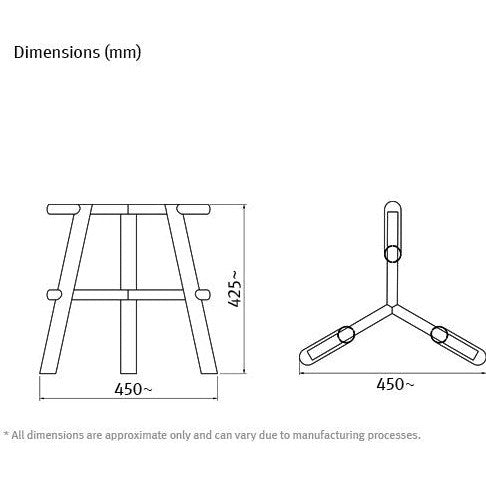 IDEO Coffee Table Frame – Steel Legs ‘Pronto’