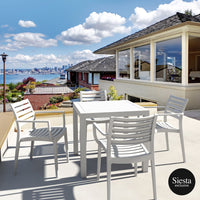 Ares 5 Piece Outdoor Dining Set with Artemis Armchair